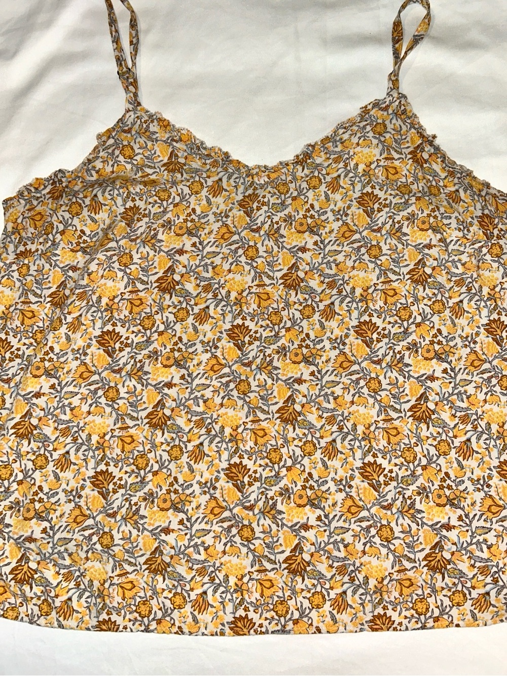 Old Navy Floral Blouse Tank Size Medium